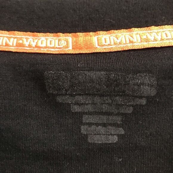 Omni-Wool base layer long sleeve black top L - Picture 4 of 6